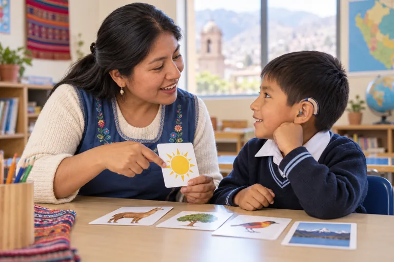 Deficiencia auditiva y trastornos de conducta de estudiantes de educación inicial y primaria